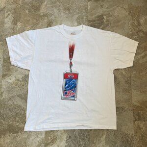 All American Race Tour Graphic Tee Mens XL Bristol Tennessee Short Sleeve y2k
